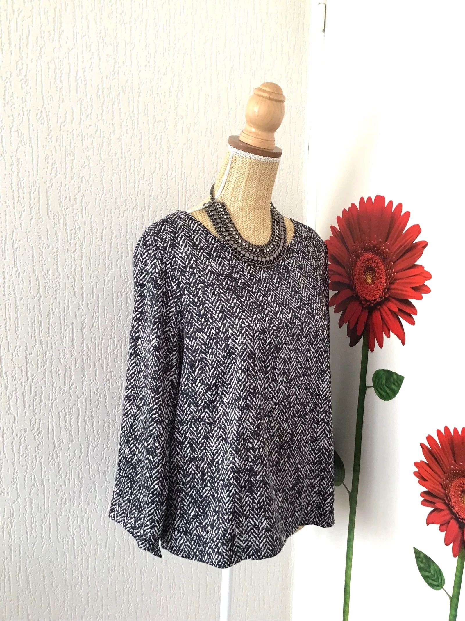 Blusa mangas 3/4 tamanho 44 – photo 2